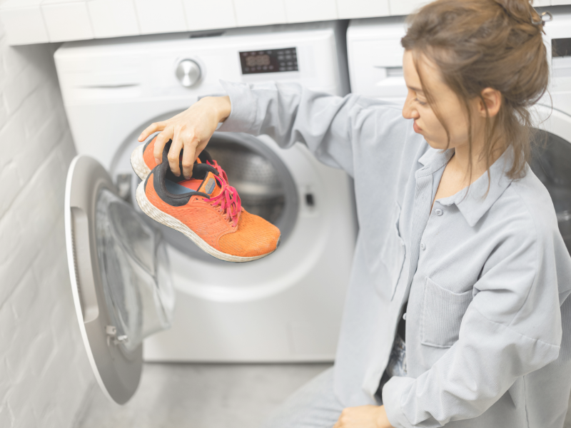 How to Wash Tennis Shoes in a Washer